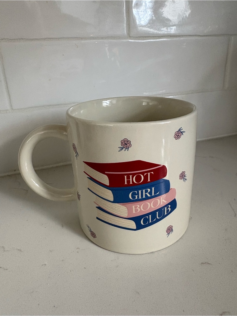 Great holiday gift for the book club exchange, coffee mug.
